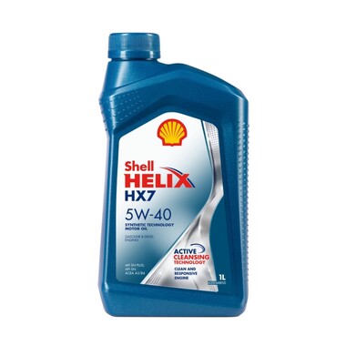 Моторное масло Shell Helix HX7 5W-40 полусинтетическое 1л 550051496 (550046374, 550040340)