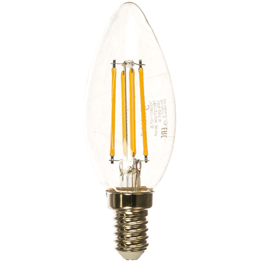 Лампа Gauss LED Filament Свеча E14 7W 550lm 2700К 103801107-S