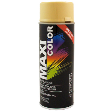 Эмаль-аэрозоль MAXI COLOR бежевая 0,4 л 1001MX