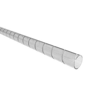 Кабельный спиральный бандаж REXANT, диаметр 6 мм, длина 2 м /SWB-06/, прозрачный 07-7006