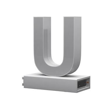 Светодиодная буква U ABCMIX магнитное соединение, 100 мм -U-100-magnetic