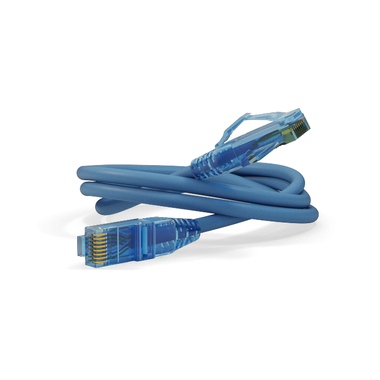 Патч-корд Hyperline PC-LPM-UTP-RJ45-RJ45-C6-2M-LSZH-BL U/UTP, Cat.6 100% Fluke Component 230234