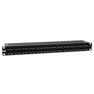 Патч-панель Hyperline PPHD-19-48-8P8C-C6A-110D высокой плотности 19, 1U, 48 портов RJ-45 225401