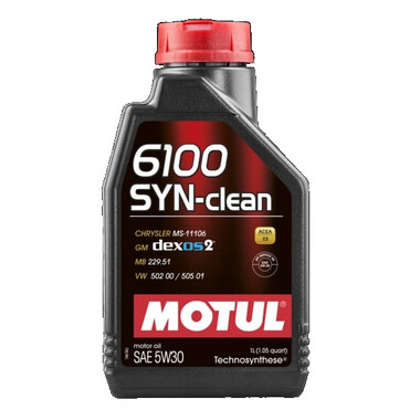 Моторное масло 6100 SYN-CLEAN 5W30 1 л MOTUL 107947