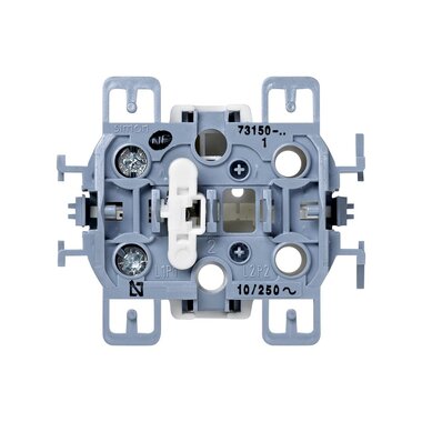 Одноклавишный кнопочный выключатель Simon, 10А 250В, S73, S73 Loft С73150-0039