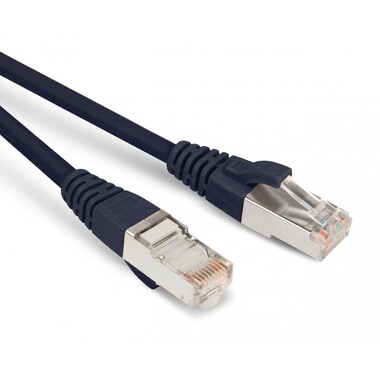 Патч-корд Hyperline PC-LPM-STP-RJ45-RJ45-C5e-0.5M-LSZH-BK F/UTP, экранированный, Cat.5e 230085