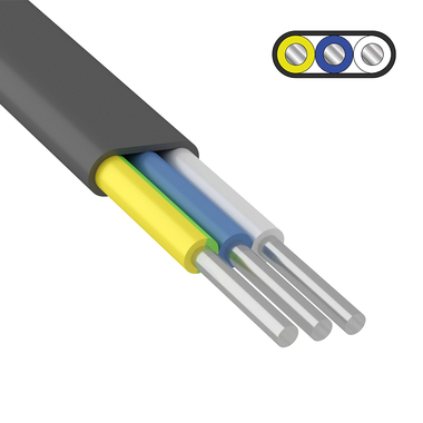 Алюминиевый кабель АВВГ-П ККЗ 3x2,5 кв.мм 200 м ГОСТ 01-8755