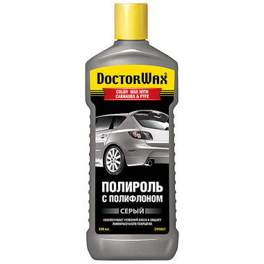 Цветной полироль с полифлоном DoctorWax Серый DW8457 DOCTOR WAX