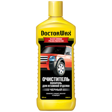 Очиститель-полироль для декоративной кузовной отделки черного цвета DoctorWax DW8316 DOCTOR WAX