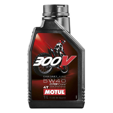 Моторное масло 300 V 4T Off Road SAE 5W40 1 л MOTUL 104134