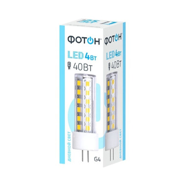 Светодиодная лампа ФОТОН LED JCD 4W G4 4000K 24070 FOTON