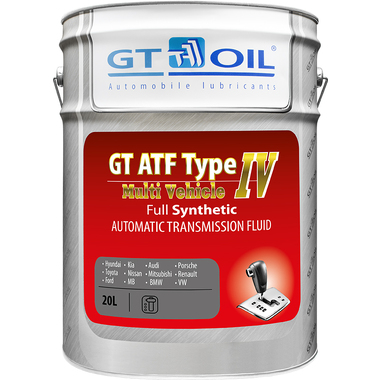 Масло ATF T-IV Multi Vehicle, 20 л GT OIL 8809059407974