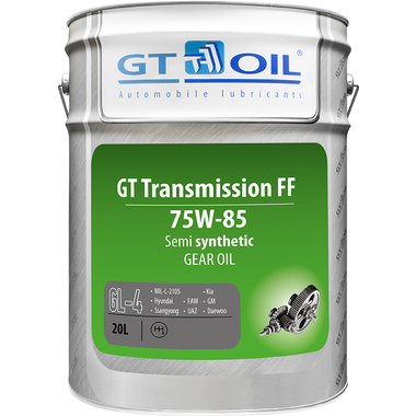 Масло Transmission FF, SAE 75W-85, API GL-4, 20 л GT OIL 8809059407653