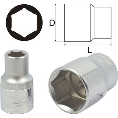 Головка Aist 32 мм 1/2" 6-гранная 411132D-X 00-00006180