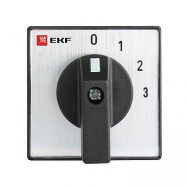 Кулачковый переключатель EKF ПК-1-102, 25А, 2P, «0-1-2-3», PROxima pk-1-102-25