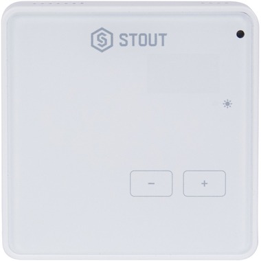 Беспроводной комнатный регулятор R-8z, белый STOUT STE-0101-008003 RG008V0JGP4902