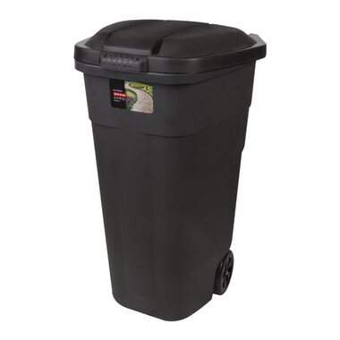 Контейнер для мусора с крышкой на колесах PLAST TEAM 110 литров, 84х54х58 см, пластик РТ9957 600678