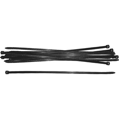 Нейлоновые черные хомуты для проводов FIT IT 100 шт. 120x2,5 мм 60389