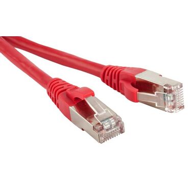 Патч-корд LANMASTER RJ45 - RJ45, 4 пары, FTP, категория 6, 3 м, красный LAN-PC45/S6-3.0-RD