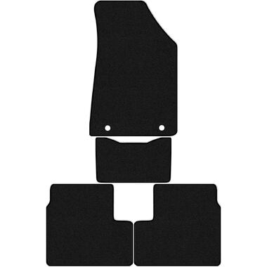 Автомобильные коврики Allmone Standart черные, Geely GS suv, 2016 г.в. 5308-5YT-F01K