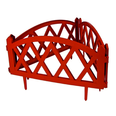 Декоративный забор GARDENPLAST MODERN №4 5 шт, длина 3,00 м терракот 4814132000434 50313