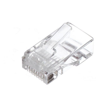 Коннектор VCOM RJ-45, 8P8C, для UTP кабеля, 6 категория, упаковка 100 штук NM006-1/100