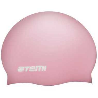 Шапочка для плавания ATEMI силикон, розовая SC105 00000023871