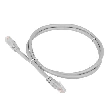 Патч-корд RJ45 - RJ45, 4 пары, UTP, категория 6, 1.5 м, серый, TWT-45-45-1.5/6-GY