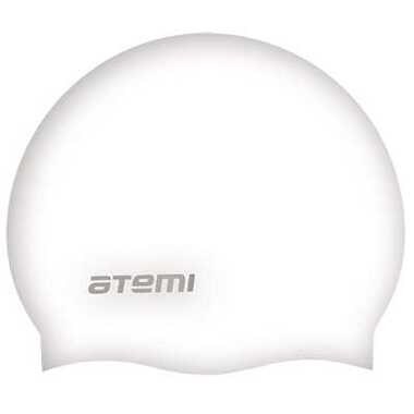 Шапочка для плавания ATEMI силикон, белая SC108 00000023868