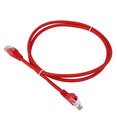 Патч-корд LANMASTER LSZH UTP кат.6, 15 м, красный LAN-PC45/U6-15-RD LAN-PC45/U6-15-RD