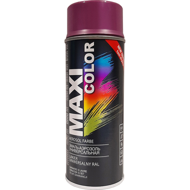 Эмаль-аэрозоль MAXI COLOR сигнально-фиолетовая 0,4 л 4008MX