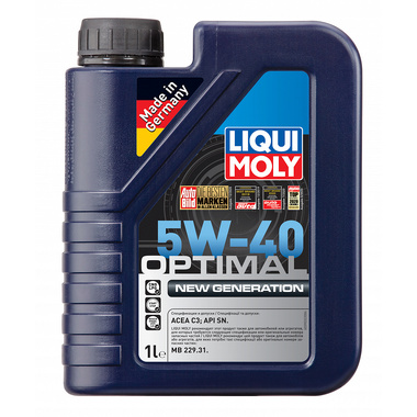 НС-синтетическое моторное масло LIQUI MOLY Optimal New Generation 5W-40 1л 39032