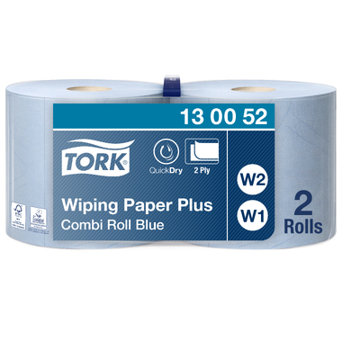 Протирочная бумага TORK Advanced 2 шт. по 750 листов, 34x235 см, 2х-слойная 130052