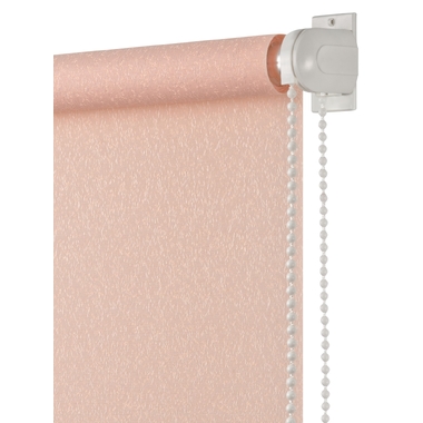 Рулонная штора ПраймДекор жаккард миниролло, светло-розовый, 43х170 см 3043014