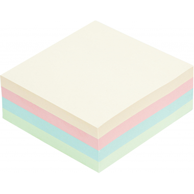 Блок-кубик Attache куб 76х76, пастель 4 цвета 400 листов 954113
