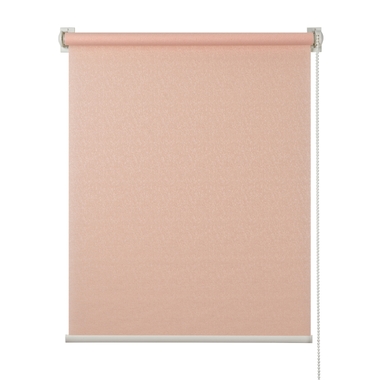Рулонная штора ПраймДекор жаккард миниролло, светло-розовый, 37х170 см 3037014
