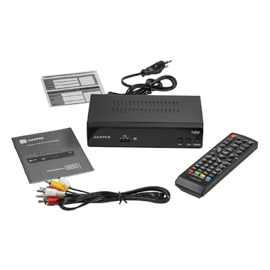 Цифровой телевизионный приемник HARPER DVB-T2 HDT2-5050 с функцией FULL HD медиаплеера H00001479