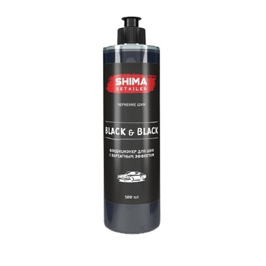 Кондиционер для шин с бархатным эффектом SHIMA DETAILER BLACK & BLACK 500 мл 4603740920056