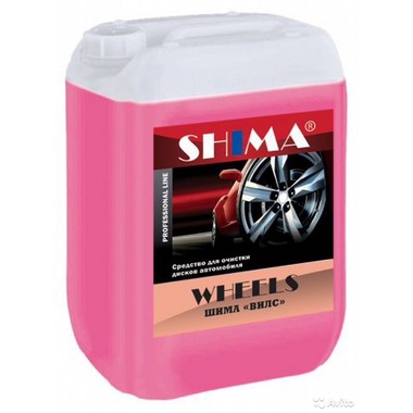 Средство для очистки дисков автомобиля SHIMA WHEELS 5 L 4626016836332