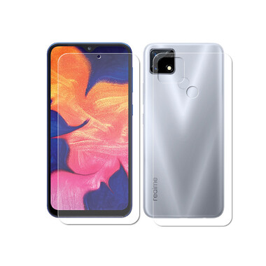 Гидрогелевая пленка LuxCase для Realme 7i 0.14mm Front and Back Transparent 86593