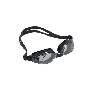 Очки для плавания BRADEX Регуляр, черные, цвет линзы - серый SF 0392