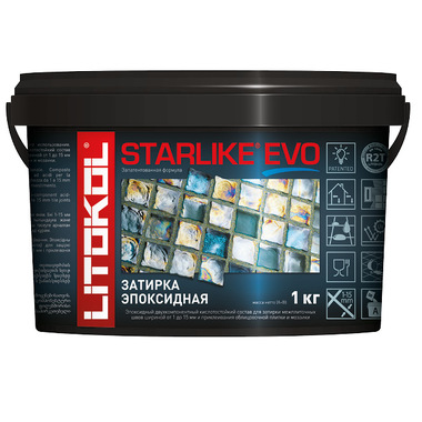 Эпоксидный состав для укладки и затирки мозаики LITOKOL STARLIKE EVO S.200 AVORIO 485210002