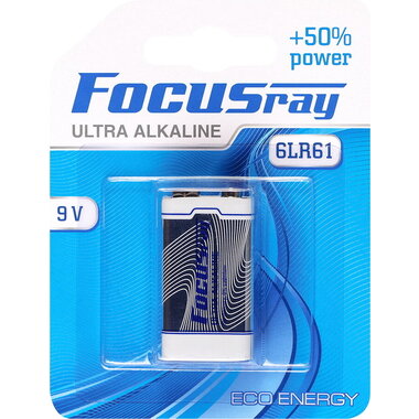 Батарейка Focusray ULTRA ALKALINE 6LR61 BL1 622487