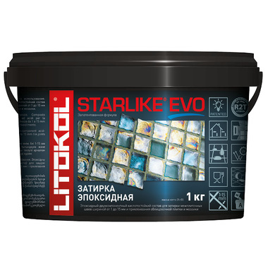 Эпоксидный состав для укладки и затирки мозаики LITOKOL STARLIKE EVO S.113 NEUTRO 485520002