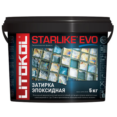 Эпоксидный состав для укладки и затирки мозаики LITOKOL STARLIKE EVO S.530 VIOLA AMETISTA 485420004