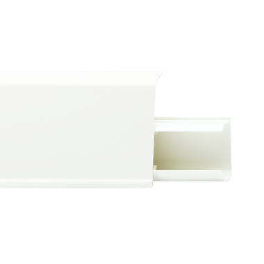 Плинтус со съемной панелью, Белый, 55 мм, 2,2 м QUADRO 547 Winart 05.20.547.001