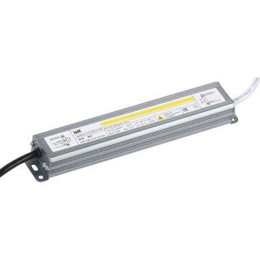 Драйвер IEK LED, ИПСН-PRO, 30Вт, 12В блок-шнуры, IP67 LSP1-030-12-67-33-PRO