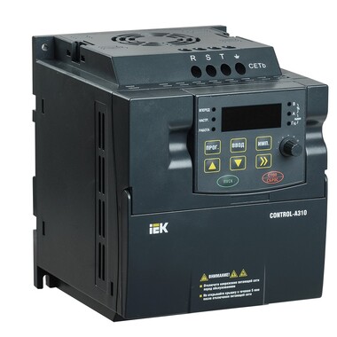 Преобразователь частоты IEK CONTROL-A310 380В, 3Ф 1,5kW 3,7A CNT-A310D33V015TEZ