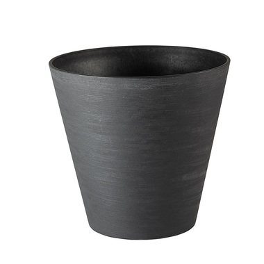 Горшок Teraplast RE-POT Hoop Round Self Watering диам. 20 см, высота 19 см, черный 33703020238