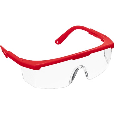 Защитные очки открытого типа ЗУБР Спектр 5, прозрачные, регулируемые по длине дужки 110328
